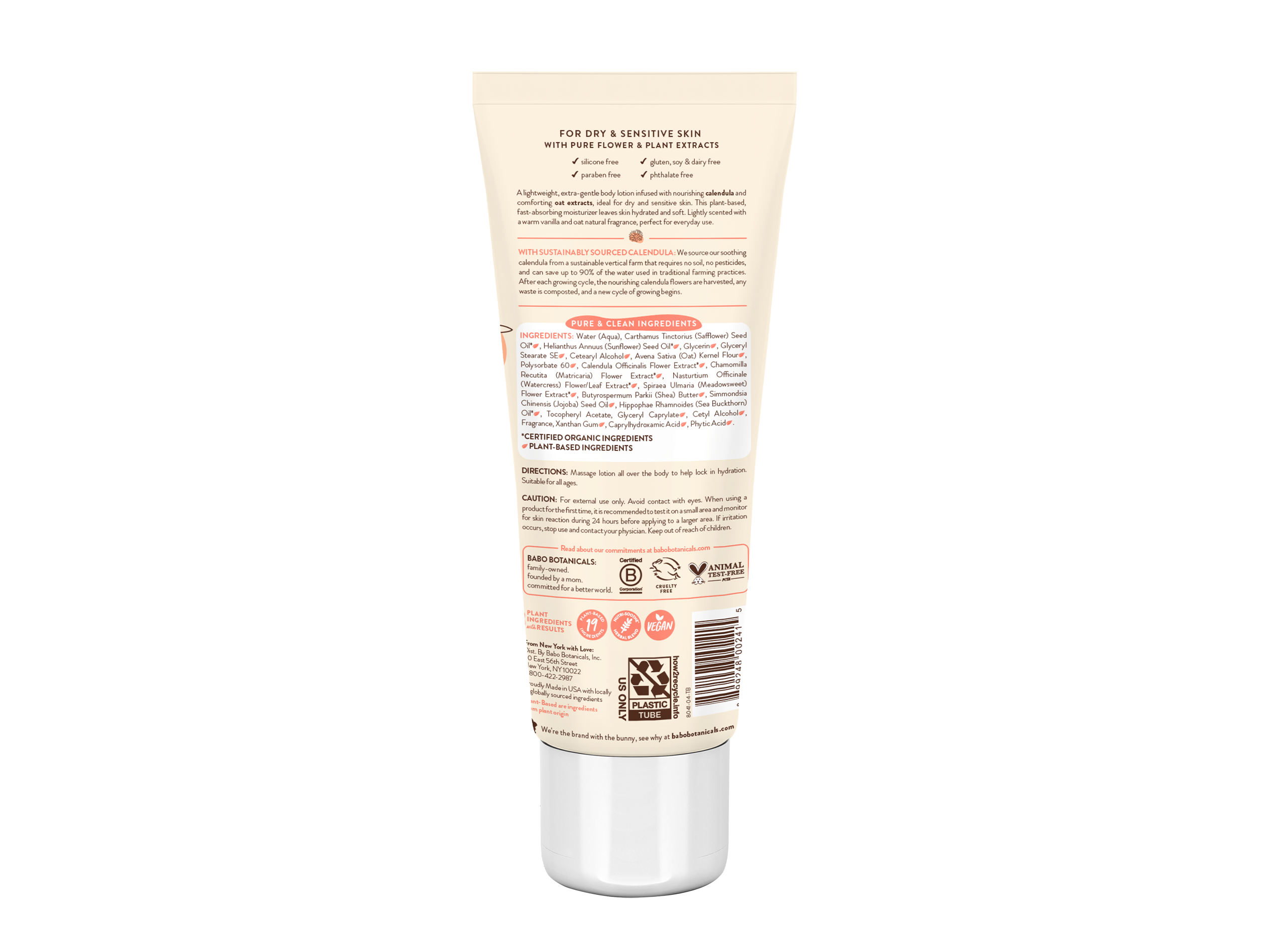 Moisturizing Oat & Calendula Body Lotion