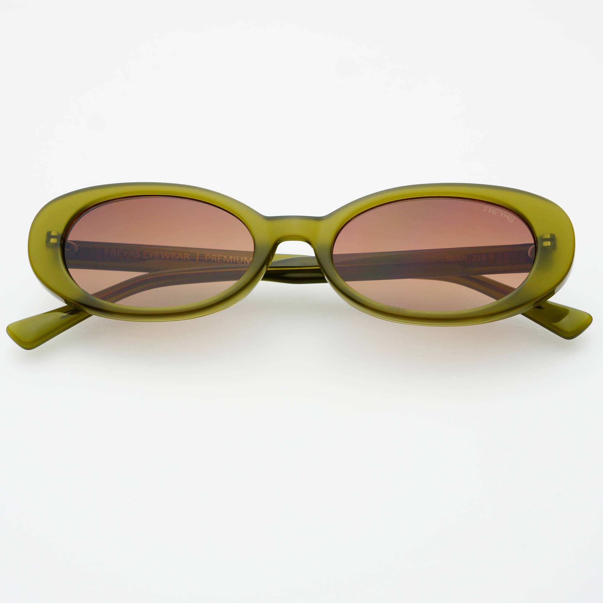 Mimi Acetate Oval Sunglasses