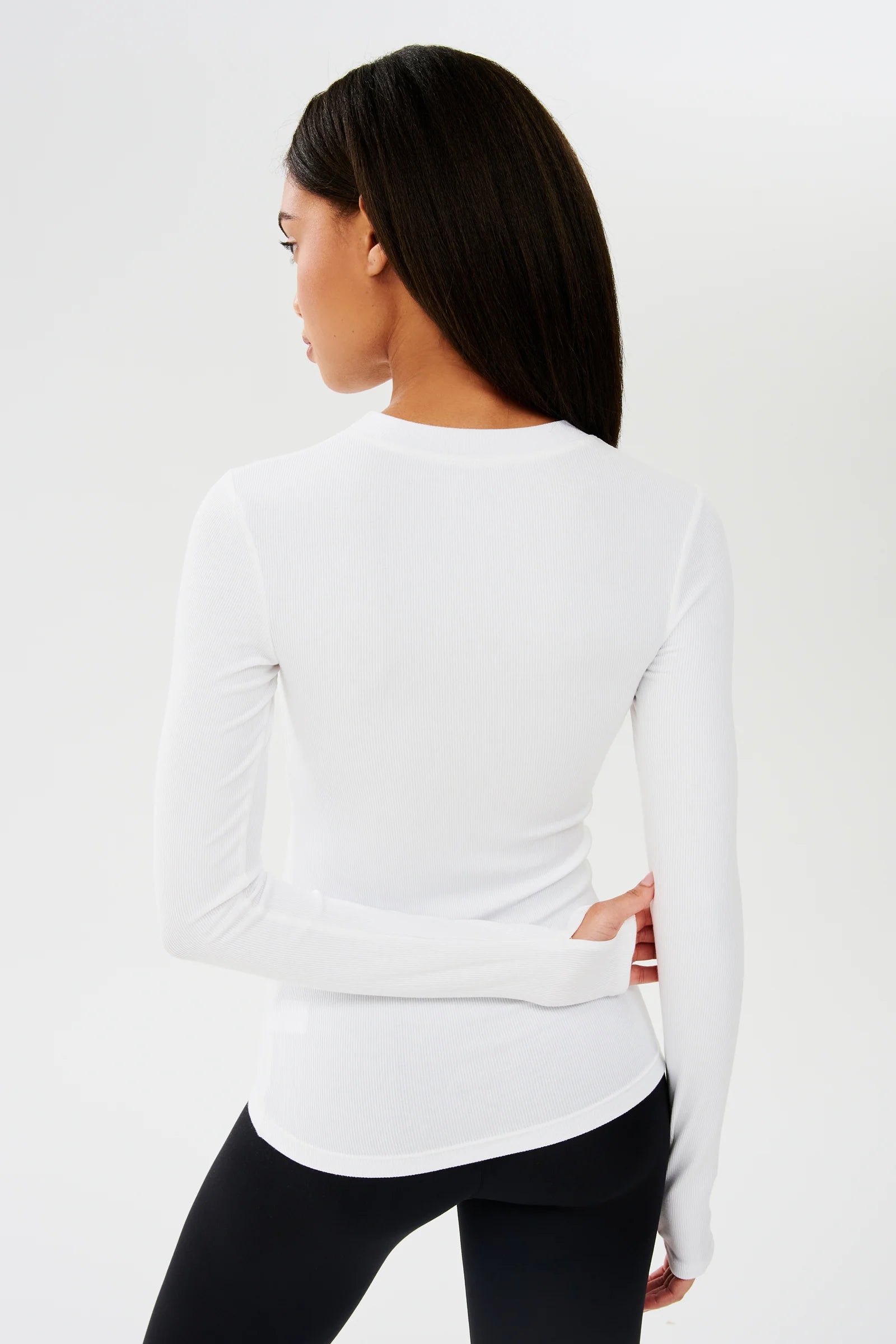 Louise Rib Long Sleeve Shirt