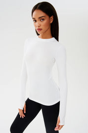 Louise Rib Long Sleeve Shirt