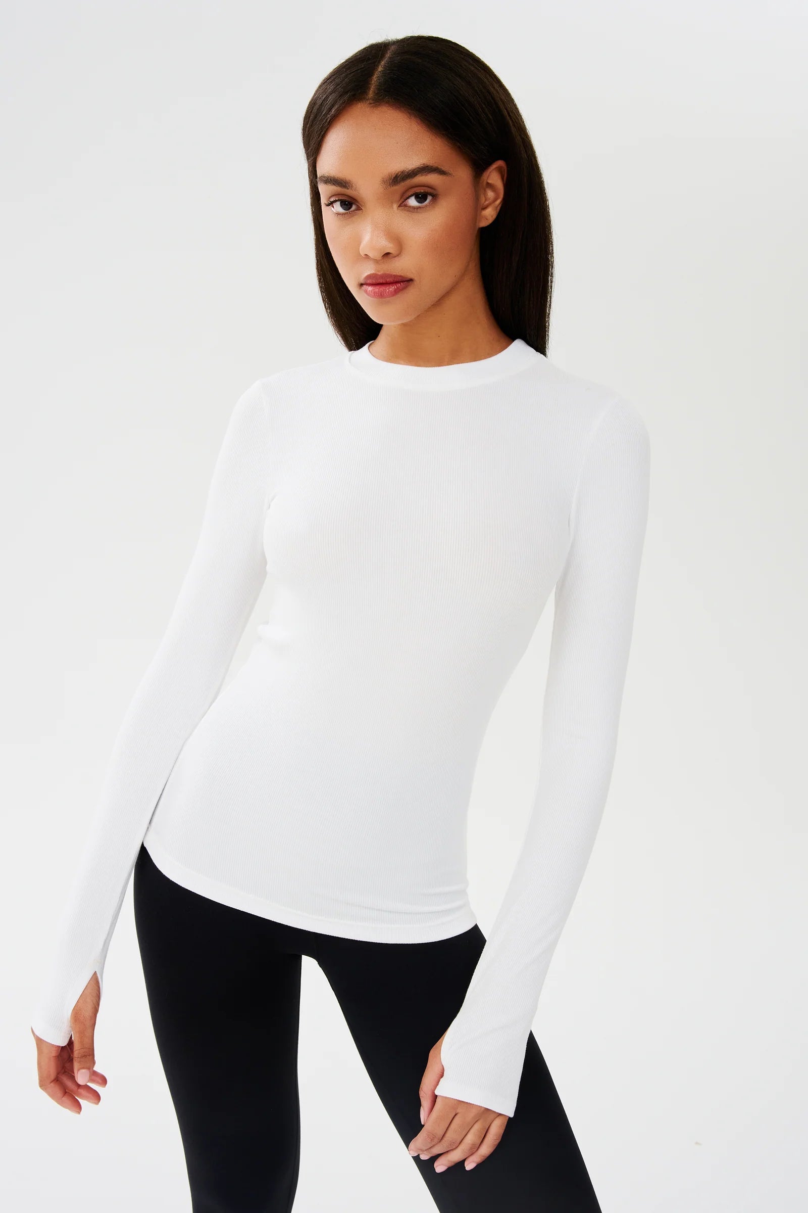 Louise Rib Long Sleeve Shirt