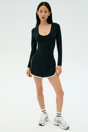 Megan Woven Nylon Run Short