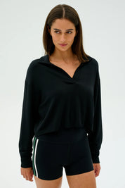 Joan Fleece Polo Sweatshirt