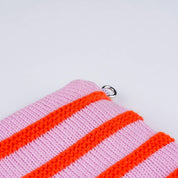 Super Stripe Knit Pouch