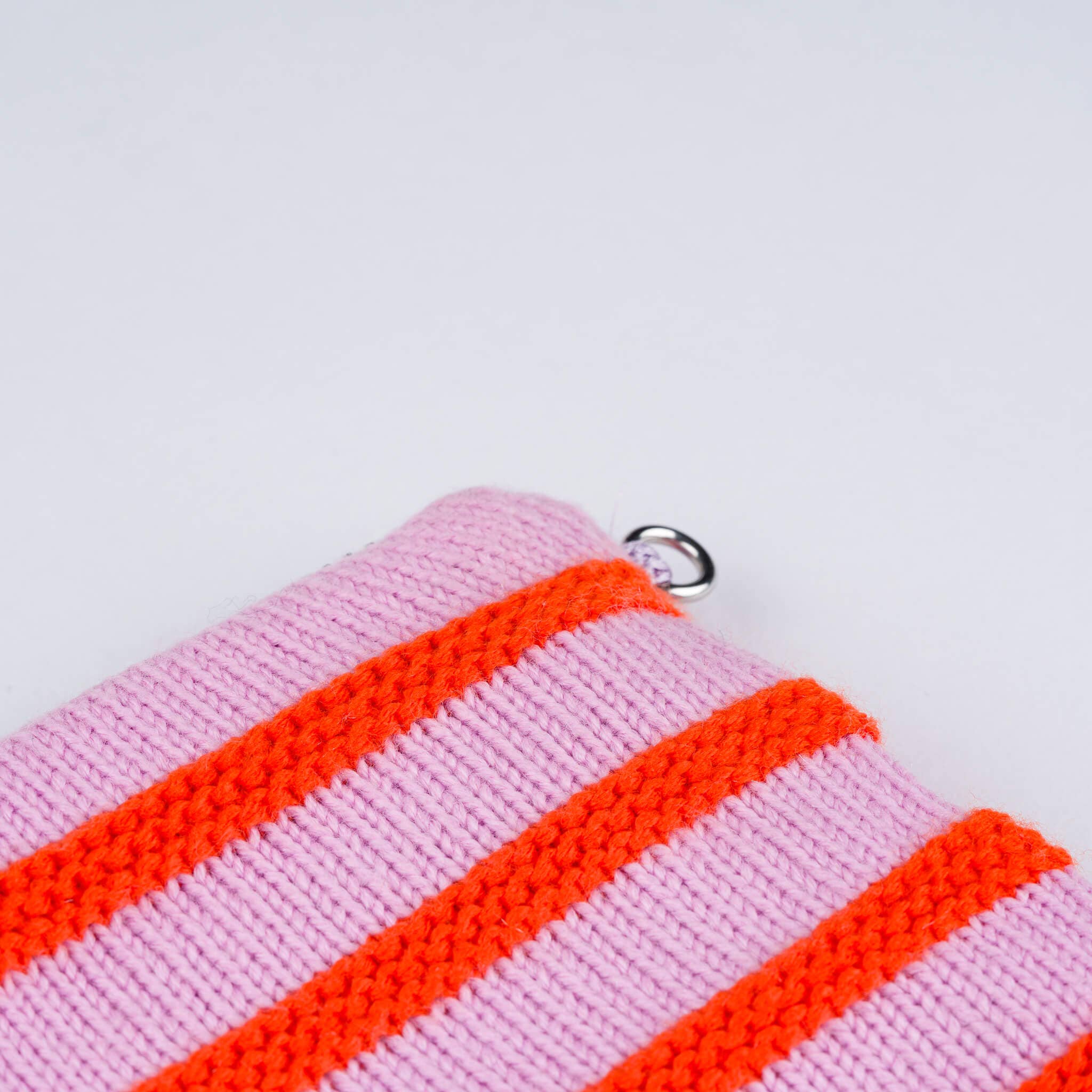Super Stripe Knit Pouch