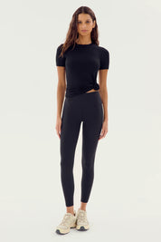 Louise Rib Short Sleeve Shirt