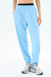 Megan Woven Nylon Jogger