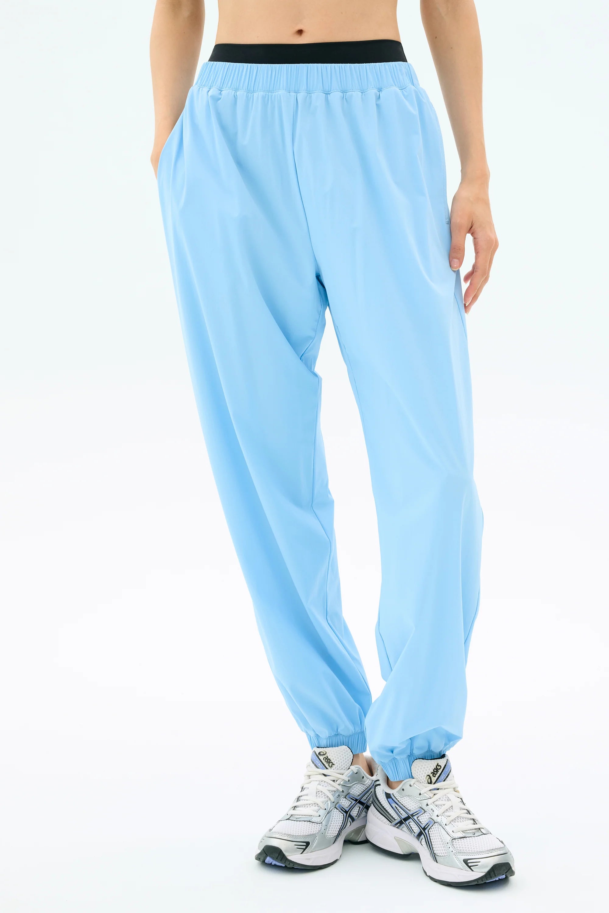 Megan Woven Nylon Jogger