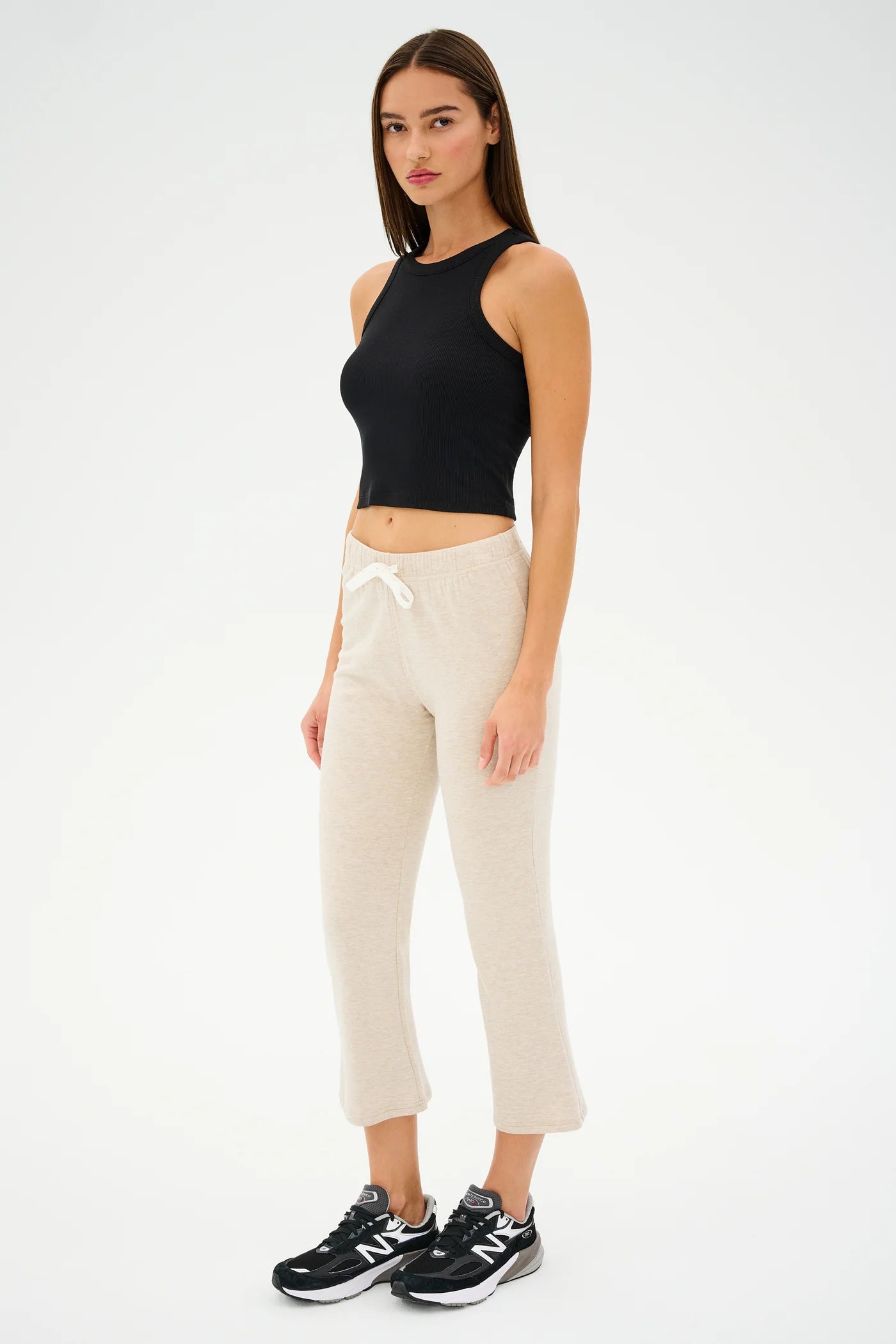 Brooks Fleece Cropped Flare