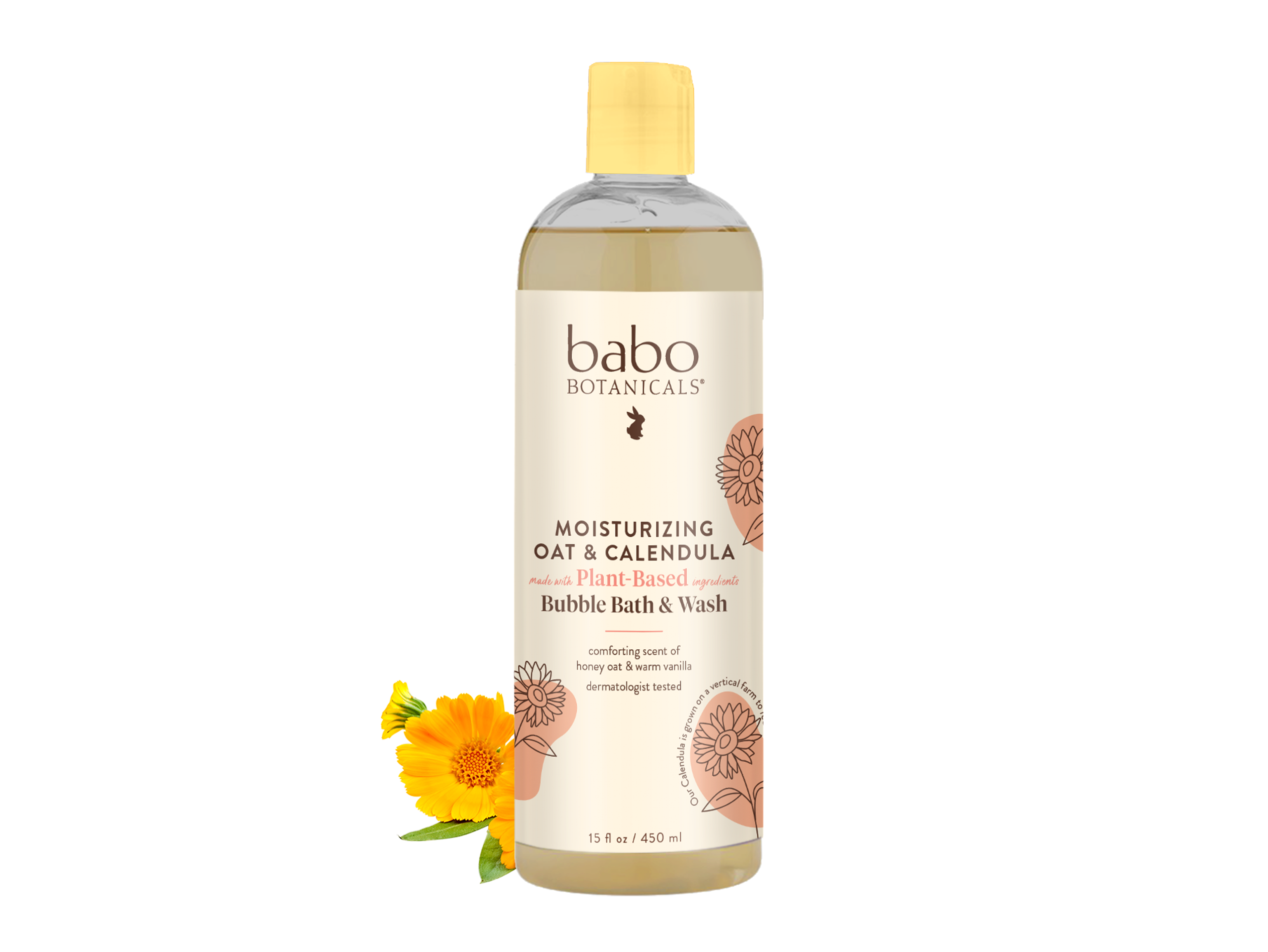 Moisturizing Oat & Calendula Bubble Bath & Wash