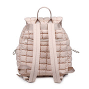 Quilted Puffer Nylon Backpack
