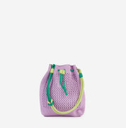 Drawstring Raffia Mini Bag