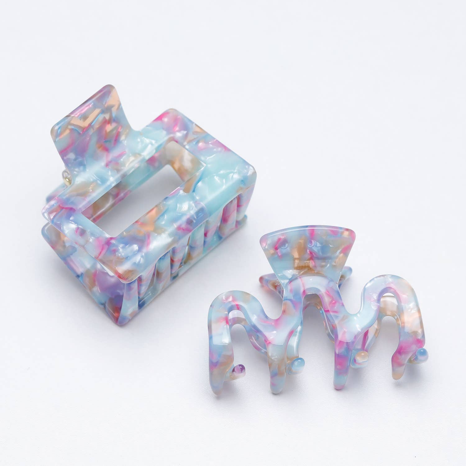 Aquamarine | Assorted Small/Medium Claw Clips