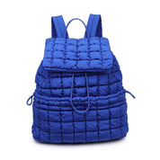 Quilted Puffer Nylon Backpack
