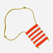 Stripe Raffia Phone Sling
