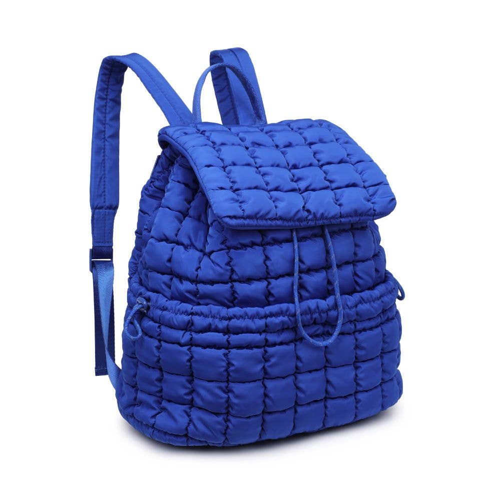 Quilted Puffer Nylon Backpack