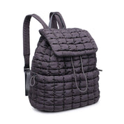 Quilted Puffer Nylon Backpack