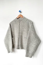 Alpaca Zip Front Jacket