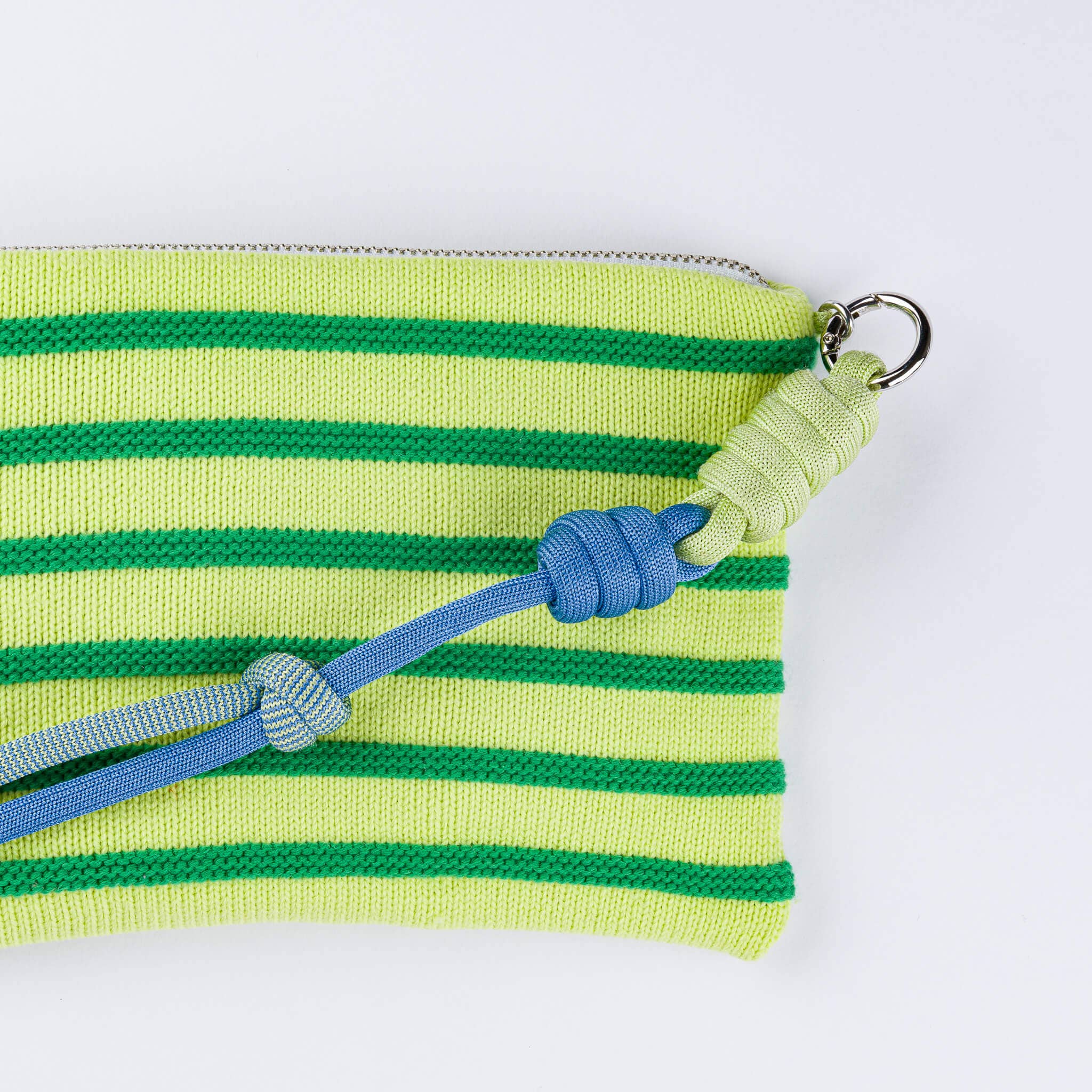 Super Stripe Knit Pouch