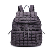Quilted Puffer Nylon Backpack