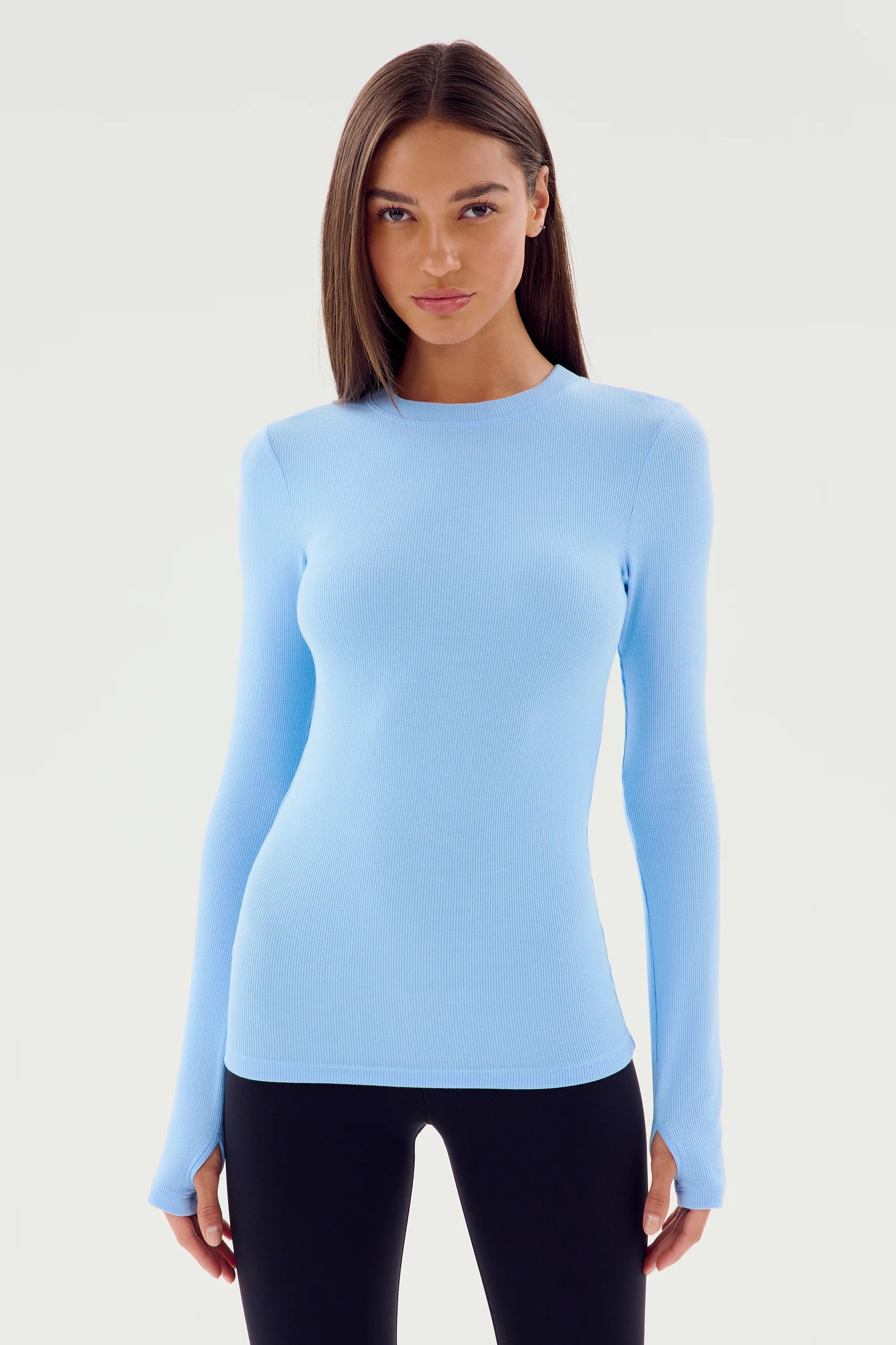 Louise Rib Long Sleeve Shirt