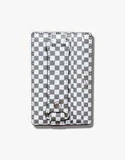 Gray Checkered Wallet