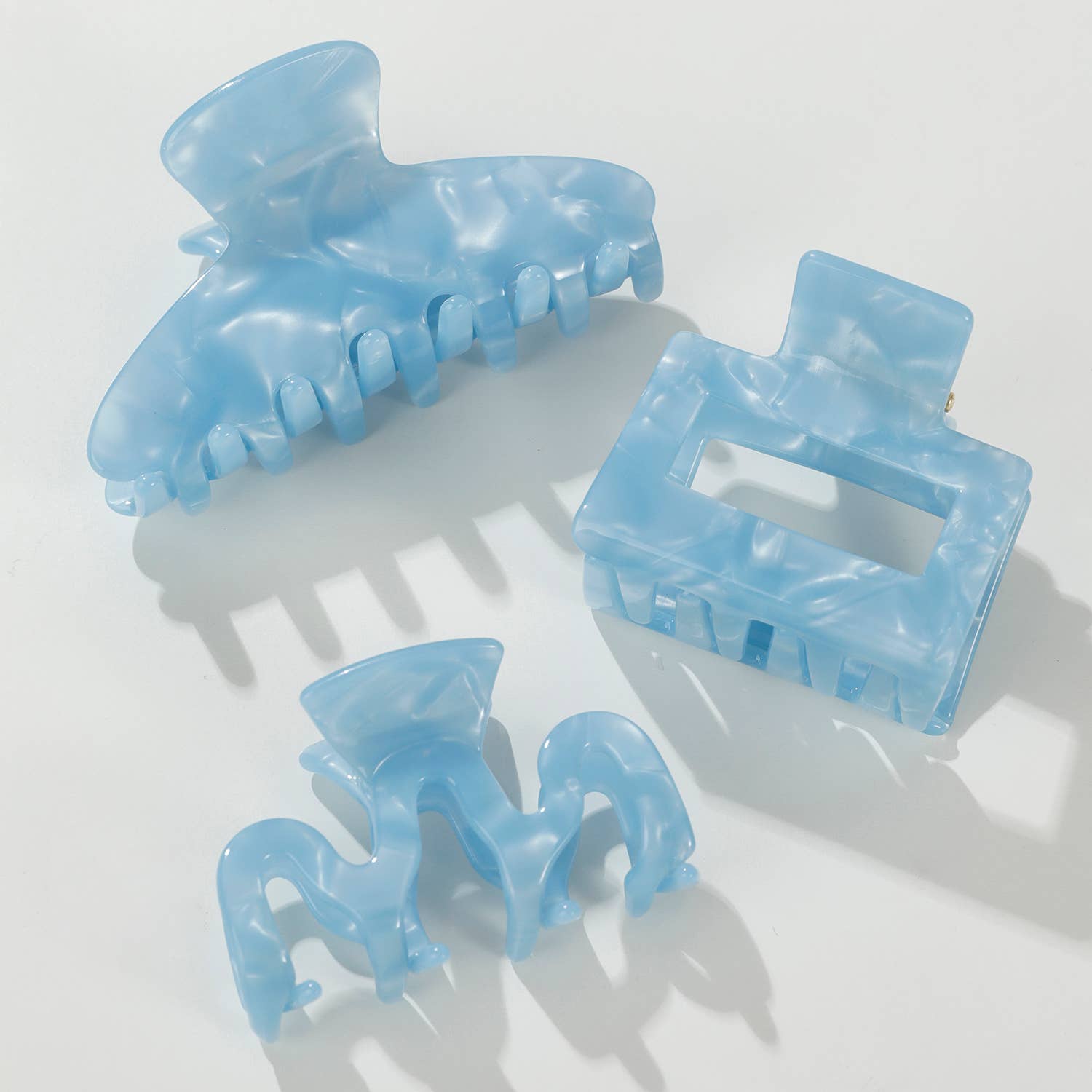 Saltwater Blue | Assorted Small/Medium Claw Clips