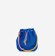 Drawstring Raffia Mini Bag