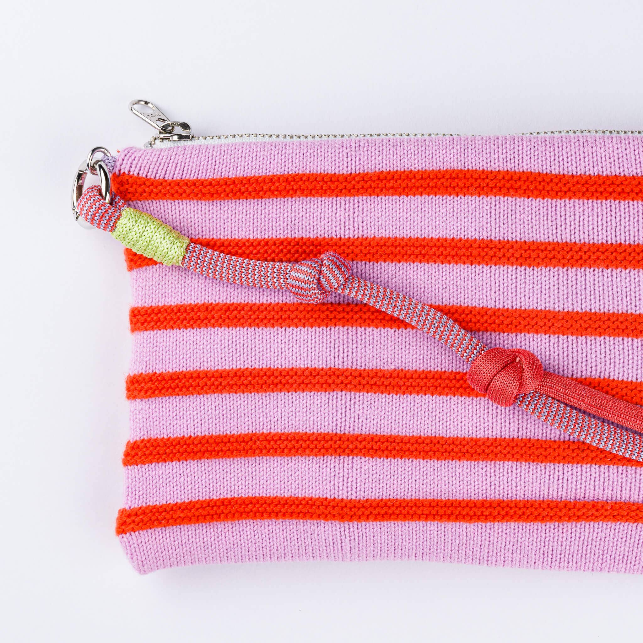 Super Stripe Knit Pouch