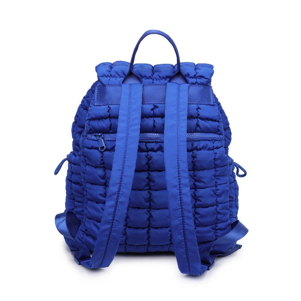 Quilted Puffer Nylon Backpack