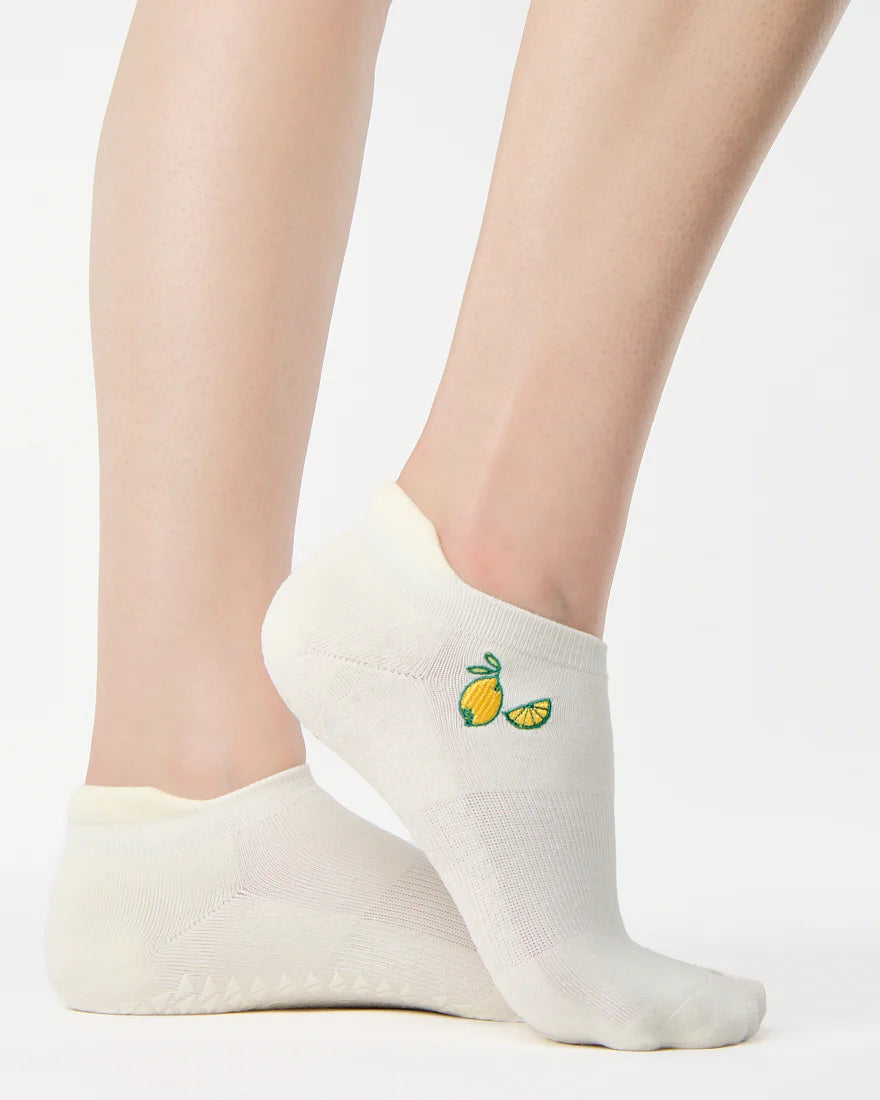Lemons Full Foot Grip Sock