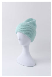 Angora Beanie Hat - Mint