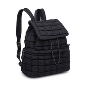 Quilted Puffer Nylon Backpack