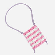 Stripe Raffia Phone Sling