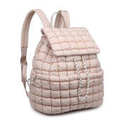 Quilted Puffer Nylon Backpack