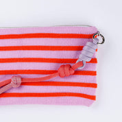 Super Stripe Knit Pouch