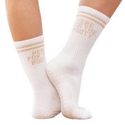 Here for the Booty Grip Socks