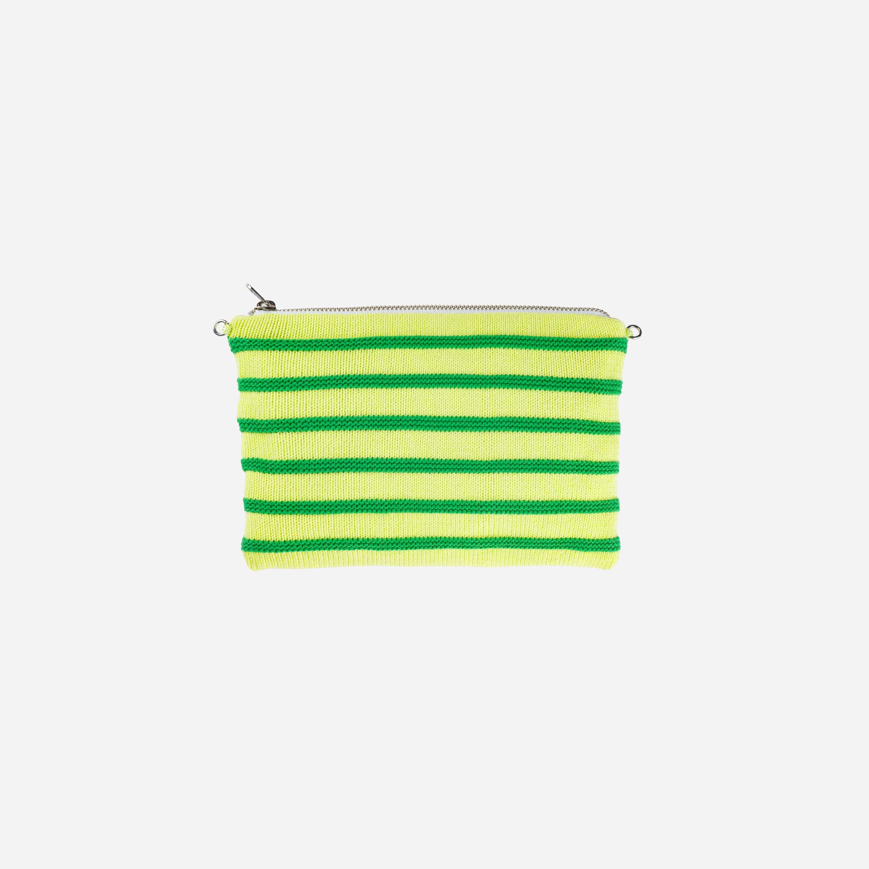 Super Stripe Knit Pouch