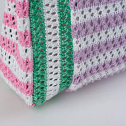 Stripe Mini Raffia Bag