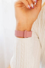 Deep Rose Magnetic Loop Watch Band