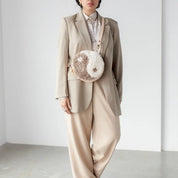 The Unity Bag in Beige & White