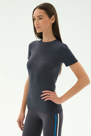 Louise Rib Short Sleeve