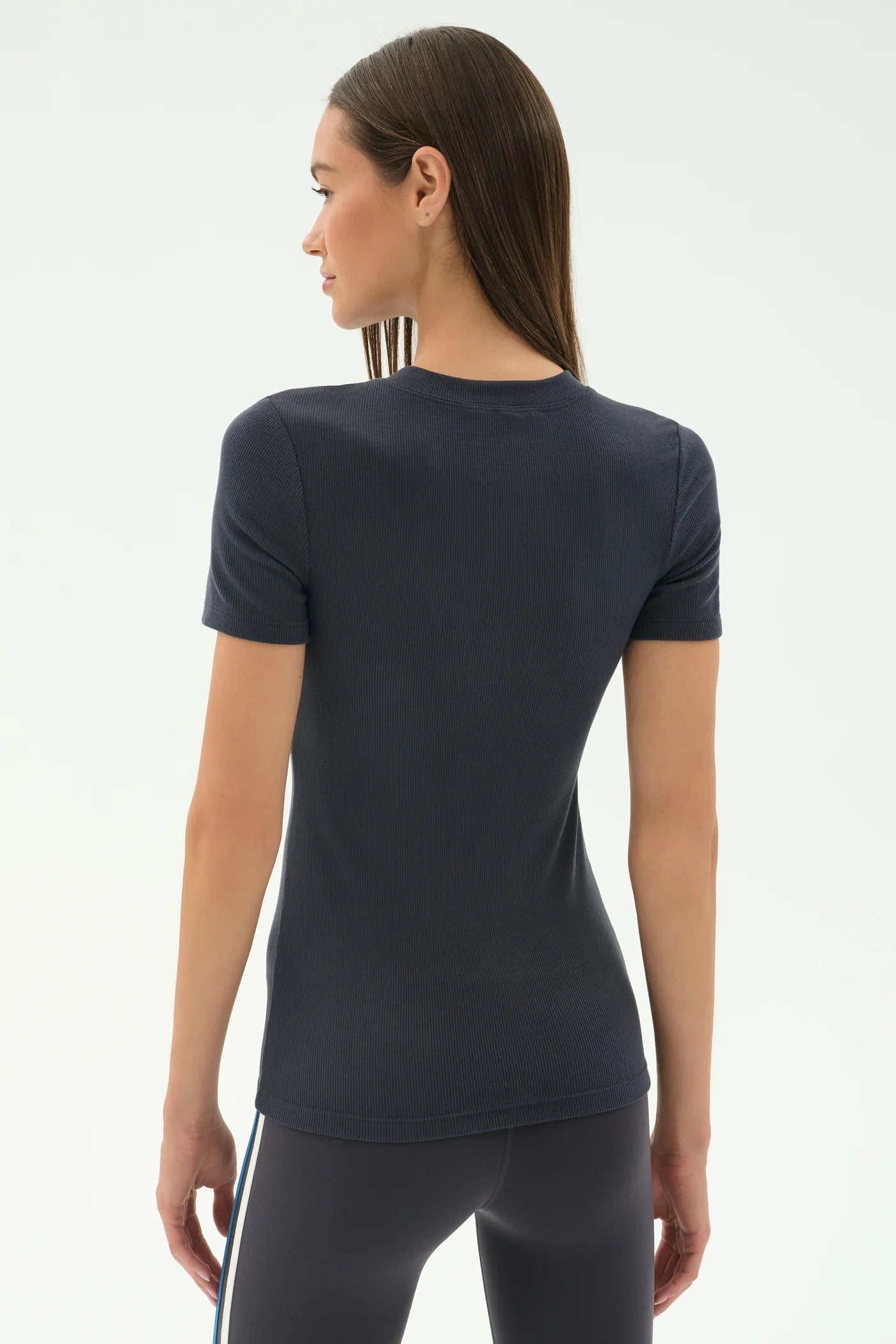 Louise Rib Short Sleeve