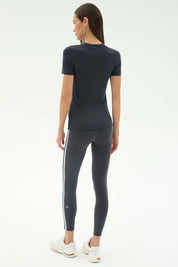 Louise Rib Short Sleeve