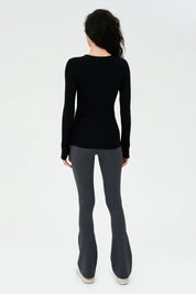 Louise Rib Long Sleeve Shirt