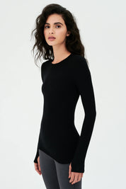 Louise Rib Long Sleeve Shirt