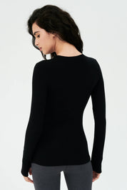 Louise Rib Long Sleeve Shirt