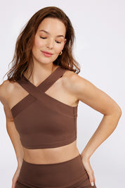 Leah Cross Neck Bra Top