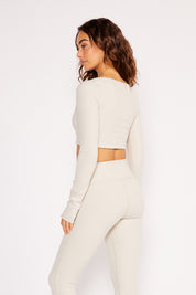 Madison Long Sleeve Crop Top