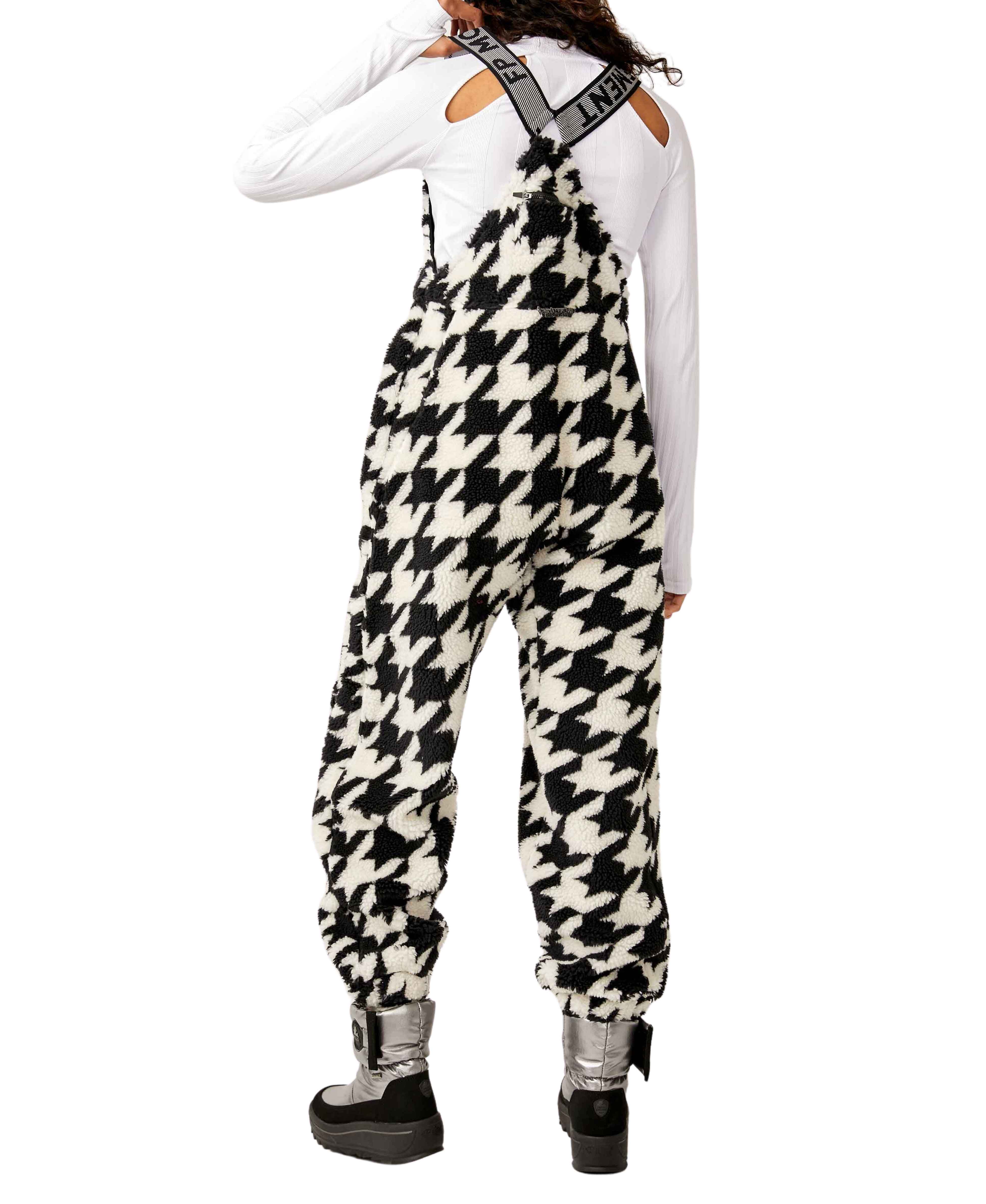 Hit the Slopes Salopette in Houndstooth